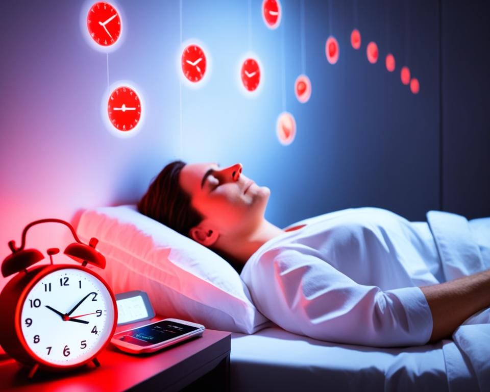 rood licht therapie voor melatonine en slaap afbeelding