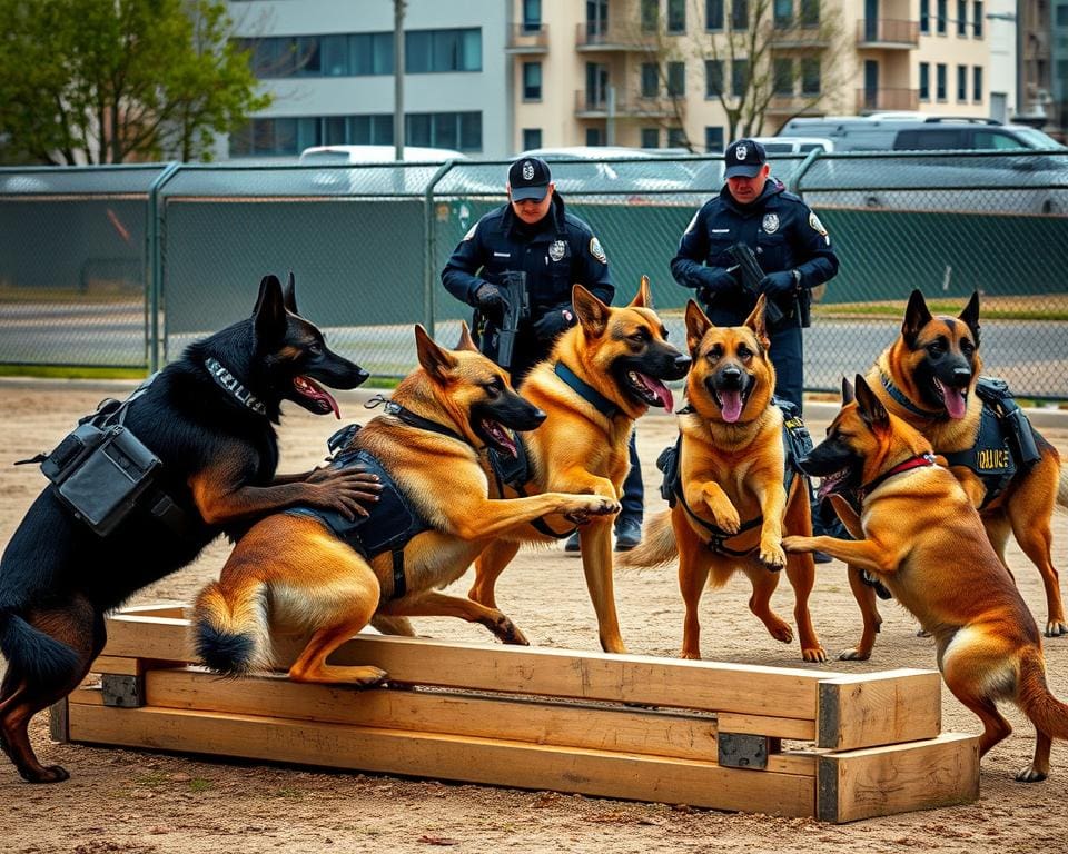 Effectiviteit van politiehondenteams in actie