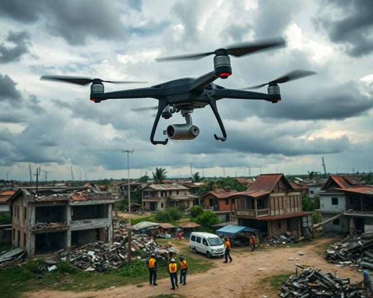 Hoe drones worden ingezet bij rampenbestrijding