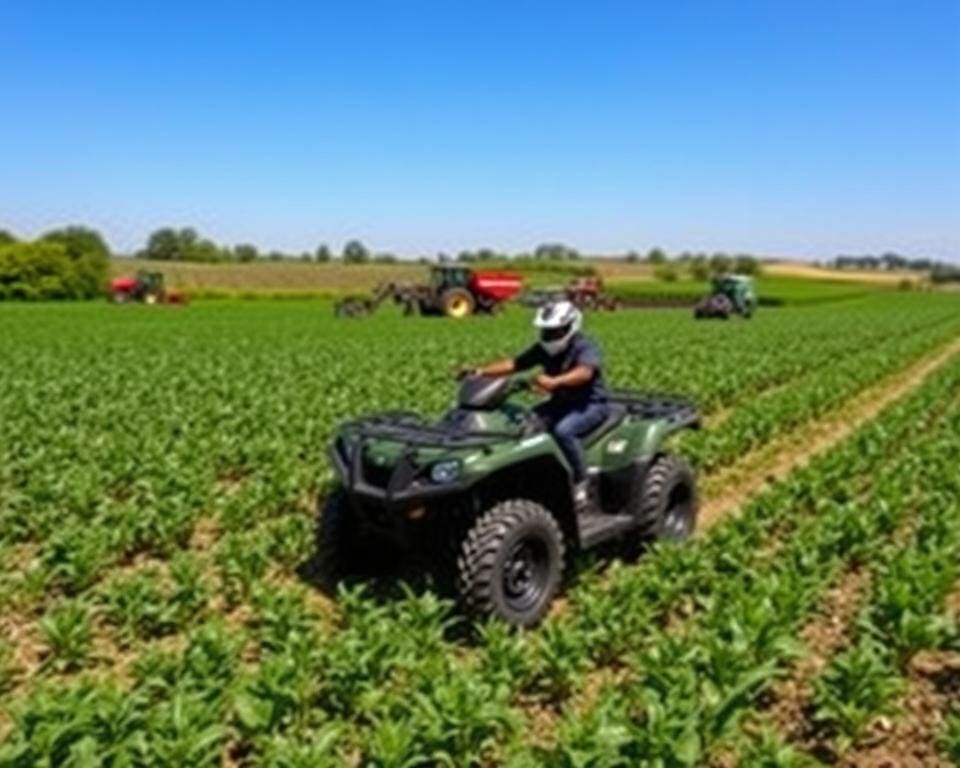 Quads in de landbouw: Efficiëntie en milieuvriendelijkheid