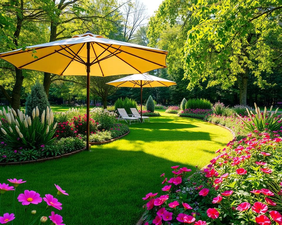 UV-bescherming parasols tuin