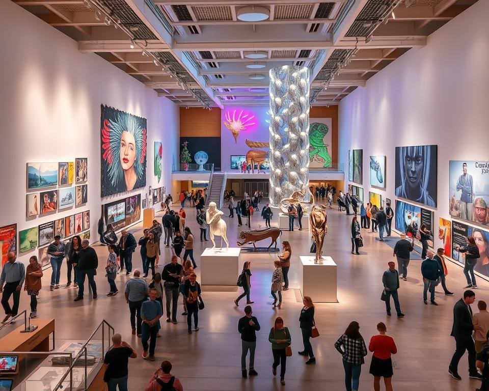 Museumbezoek vol verrassende tentoonstellingen en moderne kunst