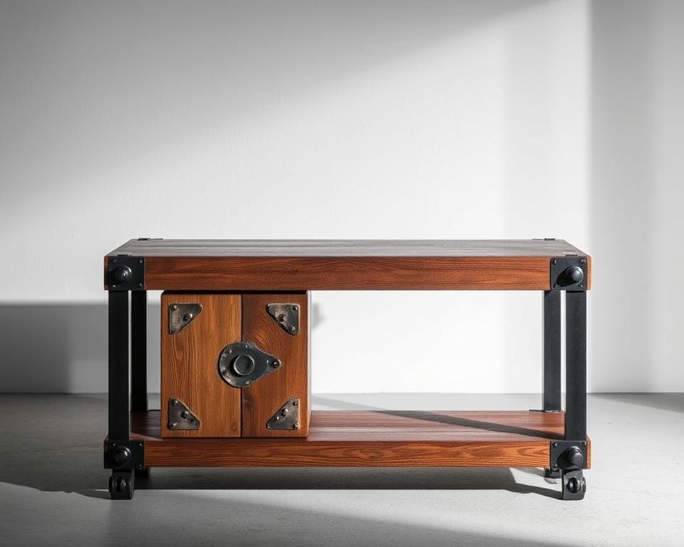 Combineer jouw sidetable met industriële elementen