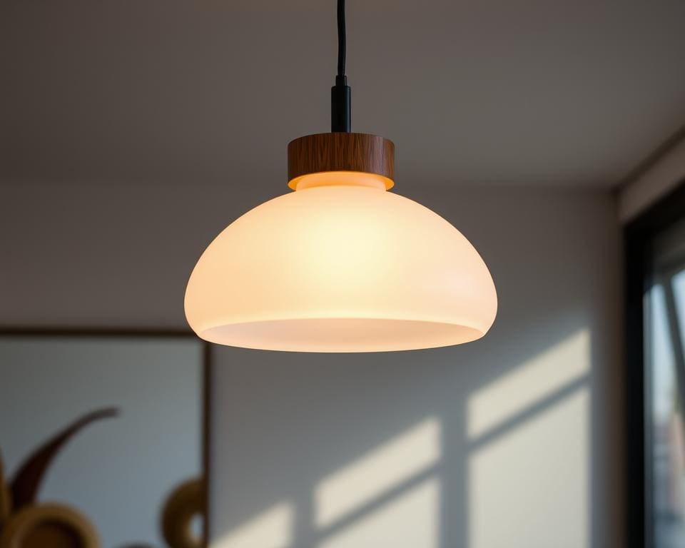 matglazen hanglamp